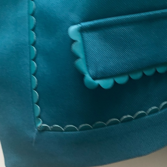 Beautiful emerald green bolero jacket Darling London size US 6 - Picture 3 of 8